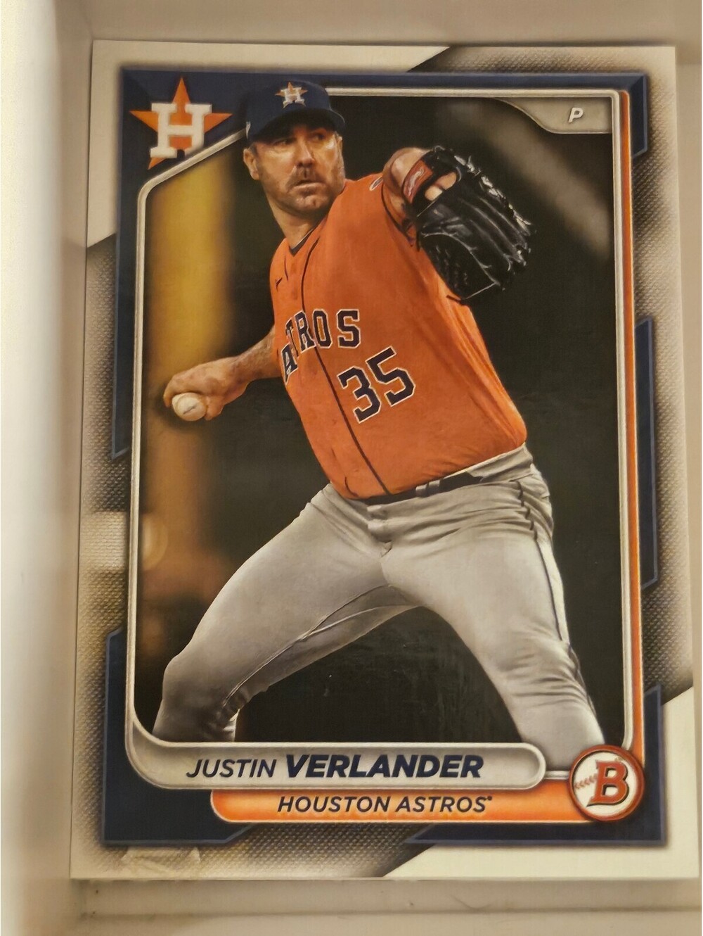2024 Bowman Justin Verlander #48 Houston Astros